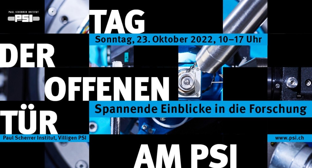 Flyer Tag der offenen Tür 2022 PSI