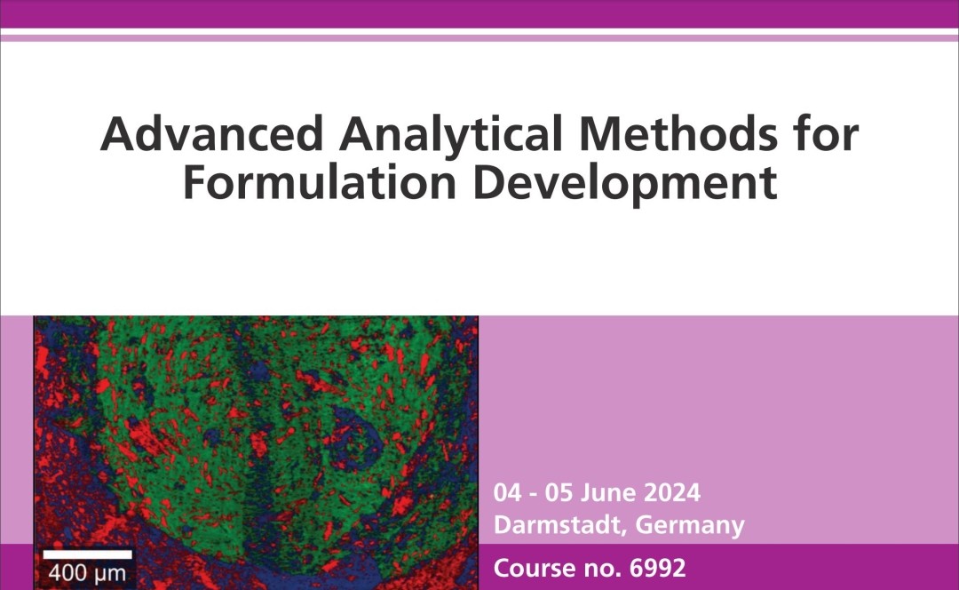 Advanced Analytical Methods for Formulation Development 