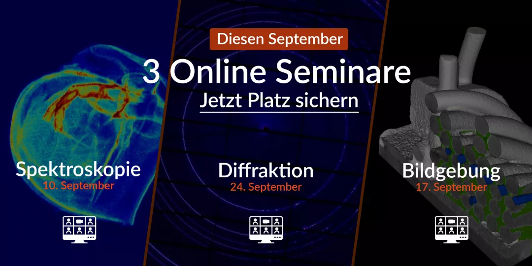 Diesen September: 3 Online Seminare - Jetzt Platz sichern