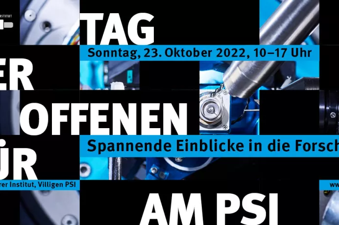 Flyer Tag der offenen Tür 2022 PSI